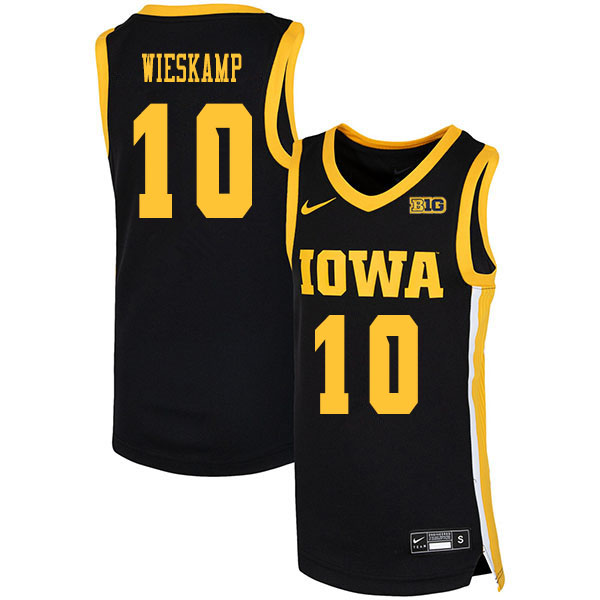 2020 Men #10 Joe Wieskamp Iowa Hawkeyes College Basketball Jerseys Sale-Black